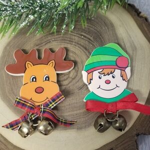 Vintage Holiday refrigerator magnets